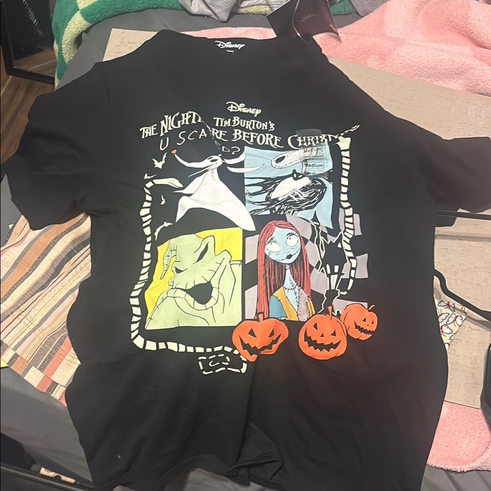 Disney Black Nightmare Before Christmas T-Shirt